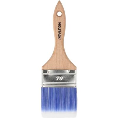 WOLFPACK Palettina professionale Plus Larghezza 70 mm. Setole sintetiche PBT, manico in legno di faggio ergonomico, pennello pittore, pennello pittura WOLFPACK Palettina professionale Plus Larghezza 70 mm. Setole sintetiche PBT, manico in legno di faggio ergonomico, pennello pittore, pennello pittura