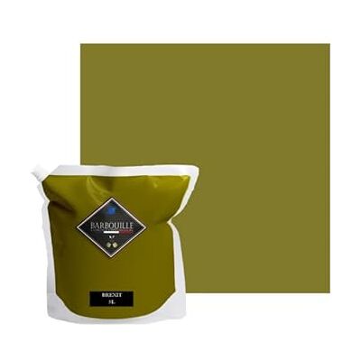 Pennellata Barbouille 5L Vernice Satinata Lavabile - Verde Brexit - Pareti, Soffitti, Mobili Pennellata Barbouille 5L Vernice Satinata Lavabile - Verde Brexit - Pareti, Soffitti, Mobili