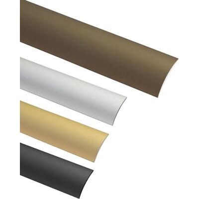Gedotec Profilo di transizione in laminato binario di transizione in vinile autoadesivo per pavimenti curvi soglia della porta da incollare alluminio anodizzato bronzo profilo 40 x 900 mm Gedotec Profilo di transizione in laminato binario di transizione in vinile autoadesivo per pavimenti curvi soglia della porta da incollare alluminio anodizzato bronzo profilo 40 x 900 mm