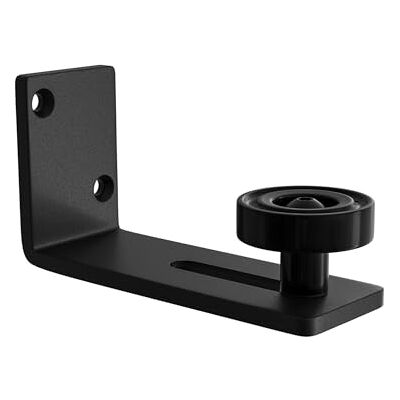 Amig Guida inferiore porta scorrevole Regolabile da 20 a 60 mm Rullo nylon silenzioso Realizzato in acciaio nero resistente Mod. Amig Guida inferiore porta scorrevole Regolabile da 20 a 60 mm Rullo nylon silenzioso Realizzato in acciaio nero resistente Mod.