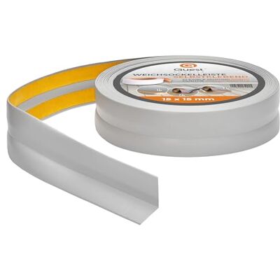 Garmin Battiscopa Morbido 15 x 15 mm Autoadesivo Grigio, 5 m Striscia sigillante flessibile in PVC, resistente ai raggi UV, per cucina e bagno, facile da pulire Garmin Battiscopa Morbido 15 x 15 mm Autoadesivo Grigio, 5 m Striscia sigillante flessibile in PVC, resistente ai raggi UV, per cucina e bagno, facile da pulire