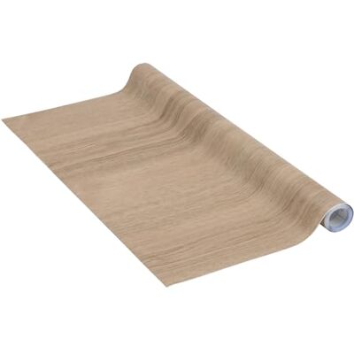 Venilia - Pellicola effetto legno grigio 45cm x 3m - Carta da parati Venilia - Pellicola effetto legno grigio 45cm x 3m - Carta da parati