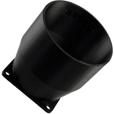 Aerzetix Adattatore Quadrato-Rotondo per Flusso d’Aria per Condotto di Ventilazione 60x60 mm Ø73 mm en Plastique ABS Aerzetix Adattatore Quadrato-Rotondo per Flusso d’Aria per Condotto di Ventilazione 60x60 mm Ø73 mm en Plastique ABS