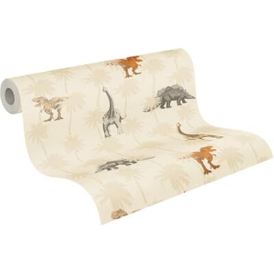 A.S. Création Carta da parati a forma di dinosauro beige – Carta da parati con animali – Carta da parati per bambini – 10,05 m x 0,53 m – Carta da parati per bambini – Made in Germany A.S. Création Carta da parati a forma di dinosauro beige – Carta da parati con animali – Carta da parati per bambini – 10,05 m x 0,53 m – Carta da parati per bambini – Made in Germany