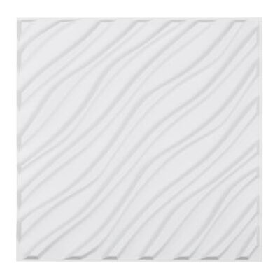 Vevor Pannelli Parete 3D 12-Pack 19.7x19.7'' PVC 32 Sq.Ft Copertura Ondulata Bianco Opaco - Pannelli Decorativi Vevor Pannelli Parete 3D 12-Pack 19.7x19.7'' PVC 32 Sq.Ft Copertura Ondulata Bianco Opaco - Pannelli Decorativi