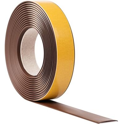 Garmin Profilo di Transizione PVC 35 mm Autoadesivo Marrone, 5 m Listello di compensazione per pavimenti e giunti, per interni, protegge da umidità e sporco, montaggio senza attrezzi Garmin Profilo di Transizione PVC 35 mm Autoadesivo Marrone, 5 m Listello di compensazione per pavimenti e giunti, per interni, protegge da umidità e sporco, montaggio senza attrezzi