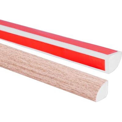 Garmin Profilo a quarto di tondo in PVC 15x15 mm Rovere Chiaro, 3 m Garmin Profilo a quarto di tondo in PVC 15x15 mm Rovere Chiaro, 3 m