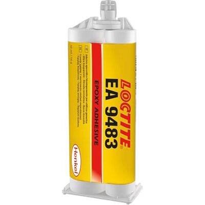 Loctite EA 9483 Adesivo epossidico, Trasparente, 1 cartuccia x 50ml Loctite EA 9483 Adesivo epossidico, Trasparente, 1 cartuccia x 50ml