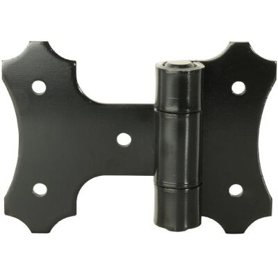 Alberts Cerniera per tapparella, rivestita in plastica nera, 94 mm Alberts Cerniera per tapparella, rivestita in plastica nera, 94 mm