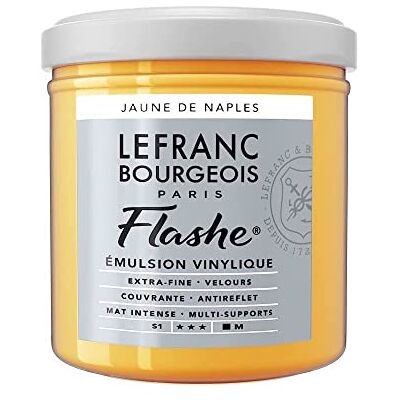 Lefranc Bourgeois LB ACRILICO FLASHE 125ML AMARILLO ARENA Lefranc Bourgeois LB ACRILICO FLASHE 125ML AMARILLO ARENA