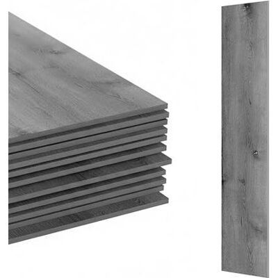 Relaxdays Pavimento PVC Autoadesivo 5 m²/36 pz, Effetto Legno, Bagno/Cucina, Piastrelle 91x15 cm Relaxdays Pavimento PVC Autoadesivo 5 m²/36 pz, Effetto Legno, Bagno/Cucina, Piastrelle 91x15 cm
