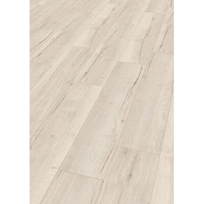 EGGER GreenTec Halifax Pavimento di design in rovere color crema (7,5 mm, 2,542 m²), effetto legno autentico, facile installazione grazie al sistema a clic, robusto e resistente EGGER GreenTec Halifax Pavimento di design in rovere color crema (7,5 mm, 2,542 m²), effetto legno autentico, facile installazione grazie al sistema a clic, robusto e resistente