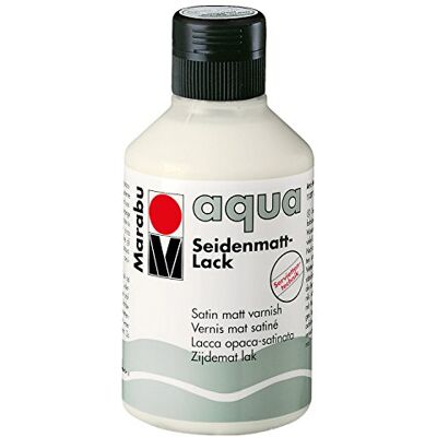 Marabu – Aqua Seta Vernice Opaca, 250 ML, Trasparente Marabu – Aqua Seta Vernice Opaca, 250 ML, Trasparente