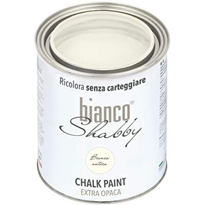 biancoShabby - Bianco Antico - 1 L - Chalk Paint biancoShabby - Bianco Antico - 1 L - Chalk Paint