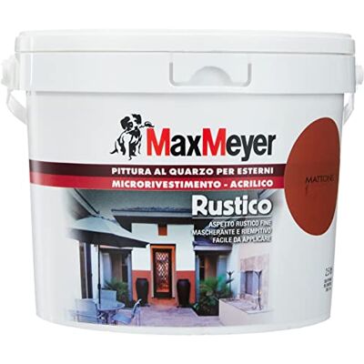 MAXMEYER Pittura per esterni Quarzo Rustico MATTONE 2,5 L MAXMEYER Pittura per esterni Quarzo Rustico MATTONE 2,5 L