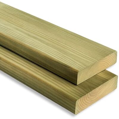 Gartenwelt Riegelsberger Legno squadrato 20 x 45 mm, lunghezza 80 cm, legno di pino impregnato, listello da costruzione, legno da costruzione Gartenwelt Riegelsberger Legno squadrato 20 x 45 mm, lunghezza 80 cm, legno di pino impregnato, listello da costruzione, legno da costruzione