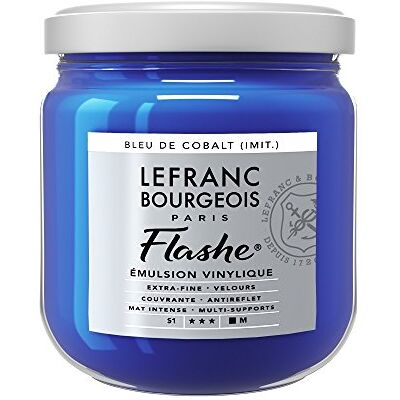 Lefranc Bourgeois LB ACRILICO FLASHE 400ML BLU COBALTO Lefranc Bourgeois LB ACRILICO FLASHE 400ML BLU COBALTO