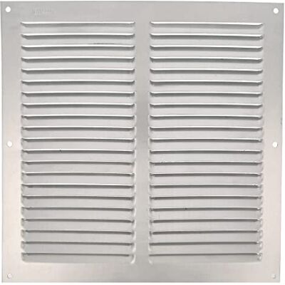 Amig Griglia quadrata in alluminio Griglie di ventilazione per l'uscita dell'aria Ideale per soffitto della cucina e del bagno Misure: 250 X 250 MM Colore: Argento Amig Griglia quadrata in alluminio Griglie di ventilazione per l'uscita dell'aria Ideale per soffitto della cucina e del bagno Misure: 250 X 250 MM Colore: Argento