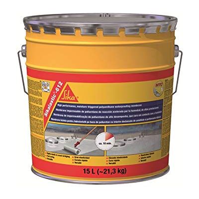 SIKA lastic 612 lt.15 bianca guaina liquida poliuretanica monocomponente SIKA lastic 612 lt.15 bianca guaina liquida poliuretanica monocomponente