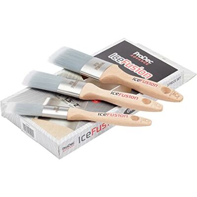 Pennelli per Vernice PRODEC Advance Ice Fusion - Taglio Ovale - Confezione da 3 1, 1.5 e 2 pollici Pennelli per Vernice PRODEC Advance Ice Fusion - Taglio Ovale - Confezione da 3 1, 1.5 e 2 pollici
