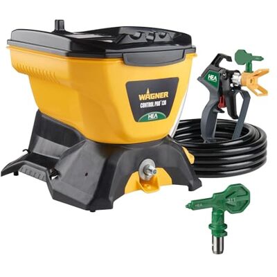Wagner Spraytech 2467899 Pro 130 spruzzatore della pittura del carro armato di potere di controllo, alta efficienza senz'aria con overspray basso Wagner Spraytech 2467899 Pro 130 spruzzatore della pittura del carro armato di potere di controllo, alta efficienza senz'aria con overspray basso