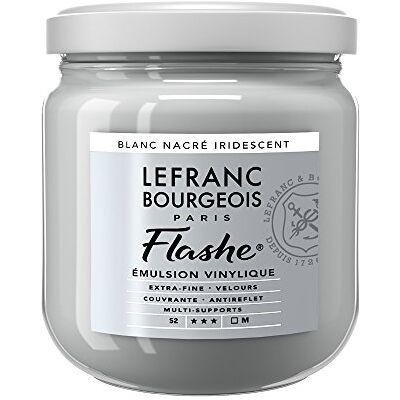 Lefranc Bourgeois LB ACRILICO FLASHE 400ML BIANCO PERLA IRIDESCENTE Lefranc Bourgeois LB ACRILICO FLASHE 400ML BIANCO PERLA IRIDESCENTE