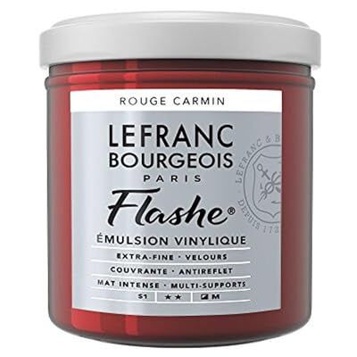 Lefranc Bourgeois LB ACRILICO FLASHE 125ML ROJO CARMÍN Lefranc Bourgeois LB ACRILICO FLASHE 125ML ROJO CARMÍN