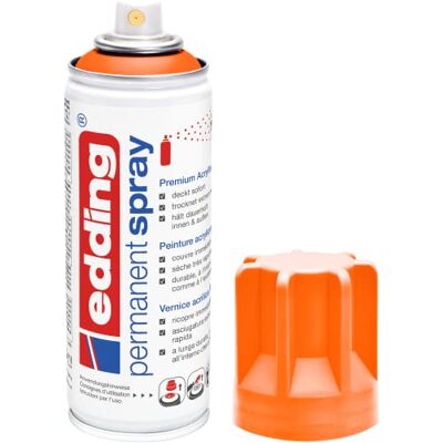Edding 5200 Spray Permanente, Arancione Fluo, 200 Ml, Vernice Acrilica Premium per Dipingere e Decorare Vetro, Metallo, Legno, Ceramica, Plastica, Tela, Smalto Acrilico, Vernice Spray Edding 5200 Spray Permanente, Arancione Fluo, 200 Ml, Vernice Acrilica Premium per Dipingere e Decorare Vetro, Metallo, Legno, Ceramica, Plastica, Tela, Smalto Acrilico, Vernice Spray