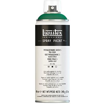 Liquitex Vernice Spray Professionale A Base D'acqua, Blu Di Ftalo 5 Tonalita' Blu, 400ml, 1 Pezzo Liquitex Vernice Spray Professionale A Base D'acqua, Blu Di Ftalo 5 Tonalita' Blu, 400ml, 1 Pezzo