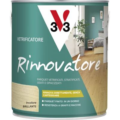 V33 Vetrificatore Rinnovatore Brillante Incolore 2,5L V33 Vetrificatore Rinnovatore Brillante Incolore 2,5L