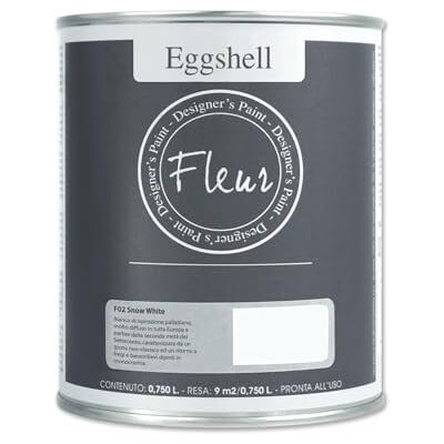 FLEUR - Designer'S Paint - Bianco Neve - 0.75L - Paint FLEUR - Designer'S Paint - Bianco Neve - 0.75L - Paint