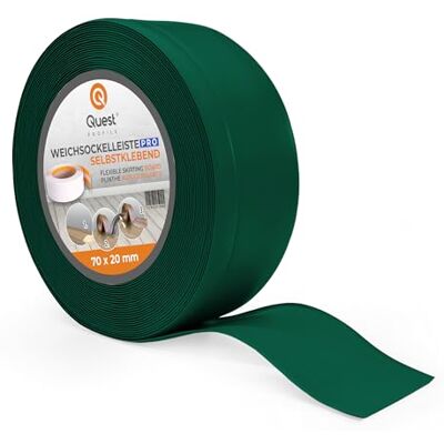 Garmin Battiscopa Morbido 70 mm x 20 mm Listello in PVC, Finitura Flessibile Battiscopa flessibile per pareti e pavimenti – decorativo, resistente ai raggi UV (Verde, 5m) Garmin Battiscopa Morbido 70 mm x 20 mm Listello in PVC, Finitura Flessibile Battiscopa flessibile per pareti e pavimenti – decorativo, resistente ai raggi UV (Verde, 5m)