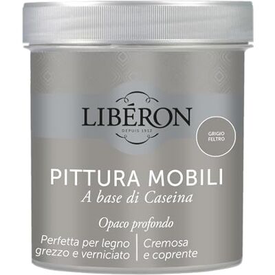 Libéron - V33 - Grigio - 0.5 L - Vernice per mobili Libéron - V33 - Grigio - 0.5 L - Vernice per mobili