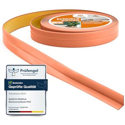 Garmin Battiscopa Morbido 10 x 10 mm Autoadesivo Rosso Mattone, 5 m Garmin Battiscopa Morbido 10 x 10 mm Autoadesivo Rosso Mattone, 5 m