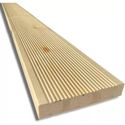 SUNWOOD Pavimento naturale in legno antiscivolo da 200 cm, sezione 14,5x2,7 cm, per Giardini, Terrazze, Decking SUNWOOD Pavimento naturale in legno antiscivolo da 200 cm, sezione 14,5x2,7 cm, per Giardini, Terrazze, Decking