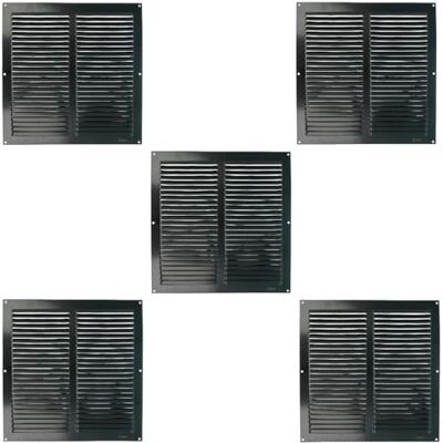 Amig Confezione da 5 Griglia Quadrata in Alluminio con Zanzariera Griglie di Ventilazione per Uscita d'Aria Ideale per Soffitto di Cucina e Bagno Dimensioni 00 x 00 mm Colore Nero Amig Confezione da 5 Griglia Quadrata in Alluminio con Zanzariera Griglie di Ventilazione per Uscita d'Aria Ideale per Soffitto di Cucina e Bagno Dimensioni 00 x 00 mm Colore Nero