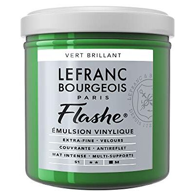 Lefranc Bourgeois LB ACRILICO FLASHE 125ML VERDE BRILLANTE Lefranc Bourgeois LB ACRILICO FLASHE 125ML VERDE BRILLANTE
