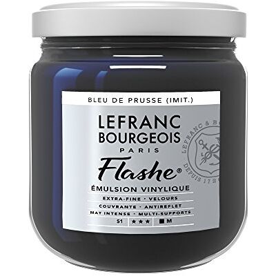 Lefranc Bourgeois LB ACRILICO FLASHE 400ML BLU DI PRUSSIA Lefranc Bourgeois LB ACRILICO FLASHE 400ML BLU DI PRUSSIA