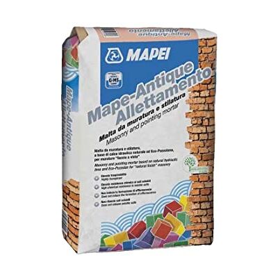MAPEI Mape Antique Allettamento malta da muratura color tufo 25kg MAPEI Mape Antique Allettamento malta da muratura color tufo 25kg