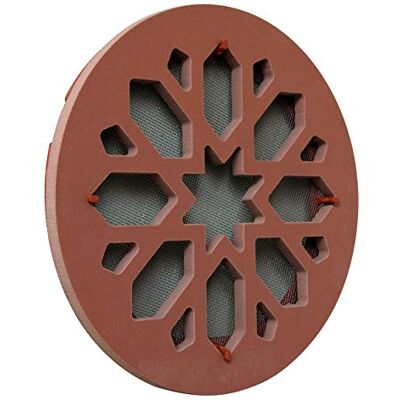 La Ventilazione Griglia di ventilazione tonda in ceramica Gres porcellanato cotto, da sovrapporre. Diametro 200 mm La Ventilazione Griglia di ventilazione tonda in ceramica Gres porcellanato cotto, da sovrapporre. Diametro 200 mm