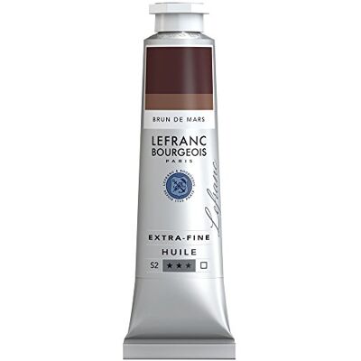 Lefranc Bourgeois Óleo Extra Fino – Tubo, alta calidad de Artista, Pardo de Marte, 40 ml Lefranc Bourgeois Óleo Extra Fino – Tubo, alta calidad de Artista, Pardo de Marte, 40 ml
