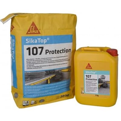 Sika Sikatop 107 Microdorta Idraulica - Bianco - 25kg - Protezione del Calcestruzzo Sika Sikatop 107 Microdorta Idraulica - Bianco - 25kg - Protezione del Calcestruzzo