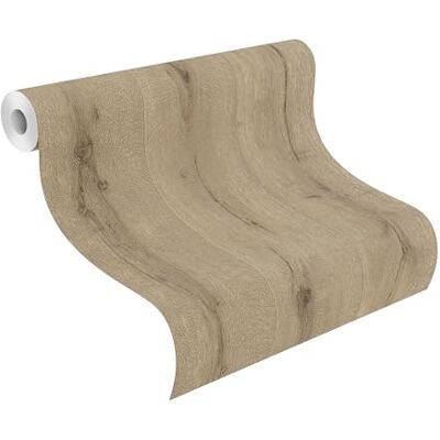 T&R 514421 Carta da parati Foresta Nera luce marrone tavole rustiche T&R 514421 Carta da parati Foresta Nera luce marrone tavole rustiche