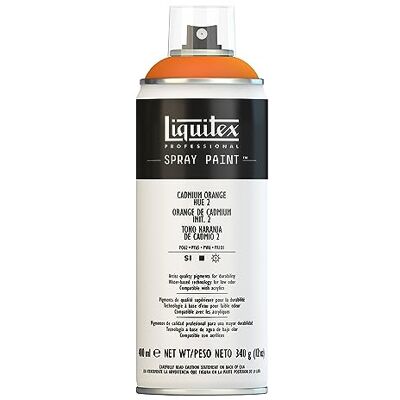 Liquitex Vernice Spray Professionale A Base D'acqua, Arancio Di Cadmio Imitazione 2, 400ml, 1 Pezzo Liquitex Vernice Spray Professionale A Base D'acqua, Arancio Di Cadmio Imitazione 2, 400ml, 1 Pezzo