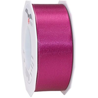PRÄSENT C.E. PATTBERG Nastro raso colore porpora, nastro di raso per impacchettare regali, lungh. 25 m, largh. 40 mm, nastro per pacchi regalo, per decorare e bricolage, per varie occasioni PRÄSENT C.E. PATTBERG Nastro raso colore porpora, nastro di raso per impacchettare regali, lungh. 25 m, largh. 40 mm, nastro per pacchi regalo, per decorare e bricolage, per varie occasioni