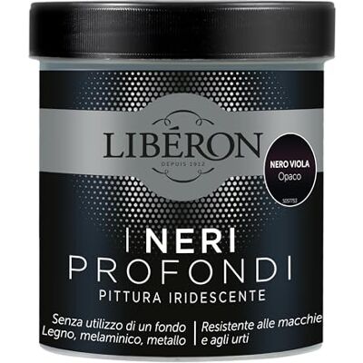 Libéron I Neri Profondi Pittura Iridescente Nero Viola Opaco 0.5 L Libéron I Neri Profondi Pittura Iridescente Nero Viola Opaco 0.5 L