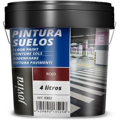 JOVIRA PINTURAS - Pintura Suelos Rojo - Rojo - Vernice JOVIRA PINTURAS - Pintura Suelos Rojo - Rojo - Vernice