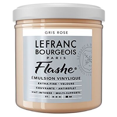 Lefranc Bourgeois LB ACRILICO FLASHE 125ML GRIS ROSA Lefranc Bourgeois LB ACRILICO FLASHE 125ML GRIS ROSA