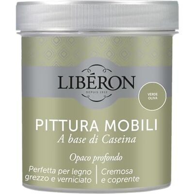 Libéron - V33 - Verde oliva - 0.5 L - Vernice Libéron - V33 - Verde oliva - 0.5 L - Vernice