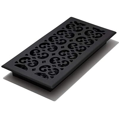 Decor Grates Classic Collection Registro da pavimento, 15 x 35 cm, colore: nero Decor Grates Classic Collection Registro da pavimento, 15 x 35 cm, colore: nero